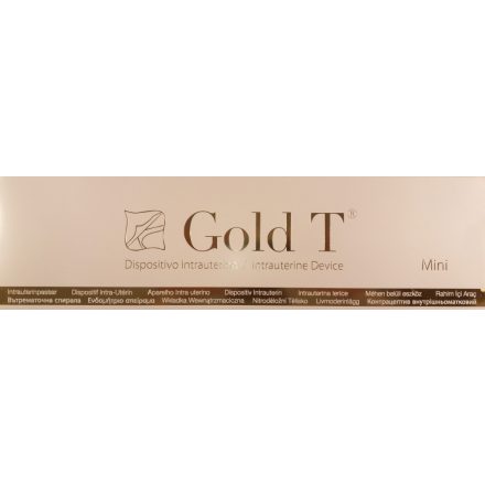 GOLD T INTRAUTERIN - MÉHEN BELÜLI SPIRÁL - MINI